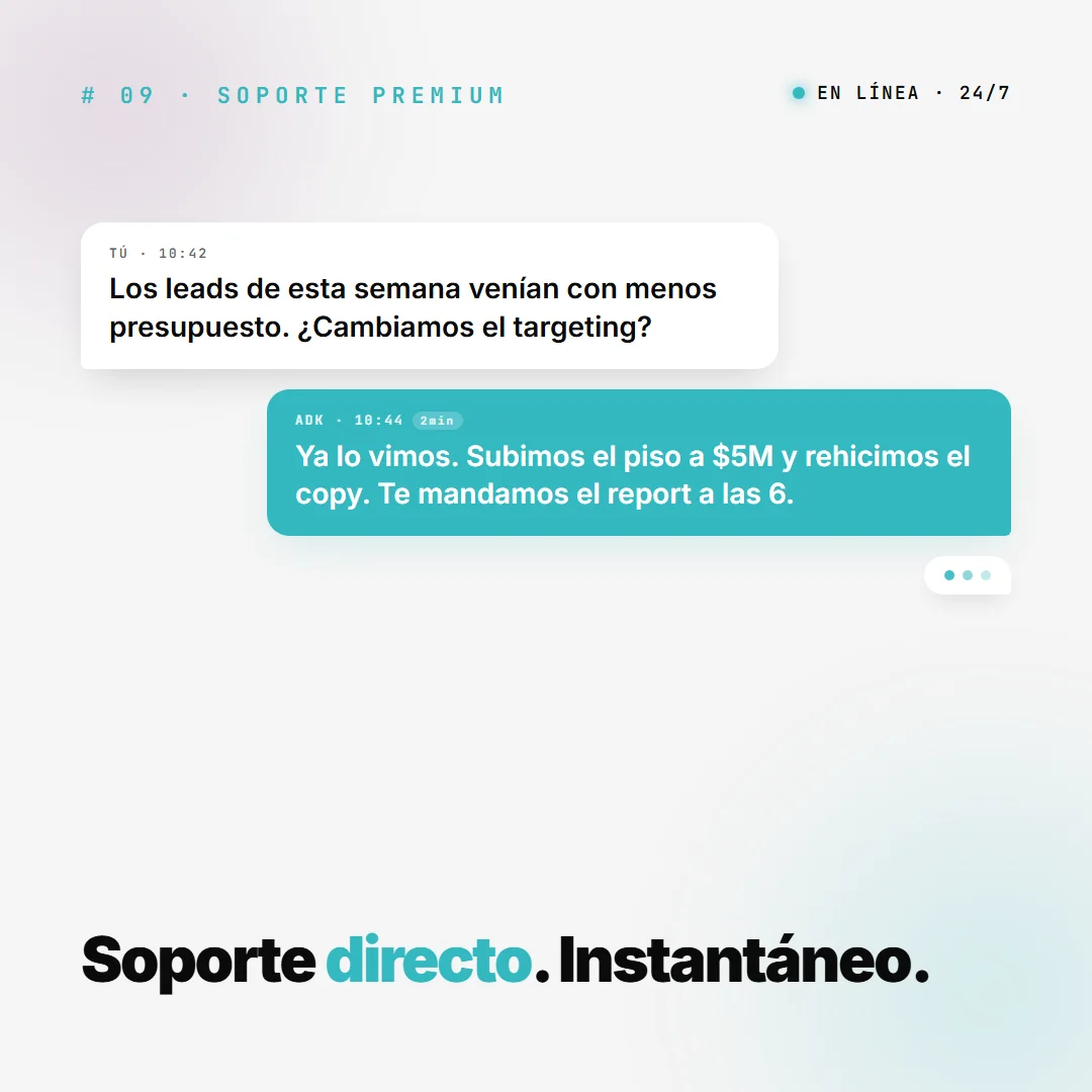 Direct access to your strategic team, no middlemen